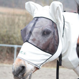 Produktbild von Boett Fliegenmaske Sweet Itch Hood - grey (Gr. 85-115)