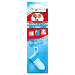 Produktbild von bogadent Fingerzahnreiniger Anti-Plaque Welpe rot - 1 Stk.