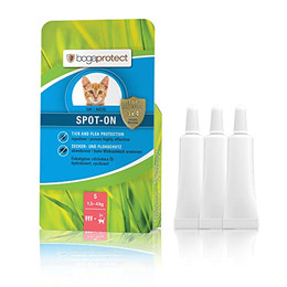 Produktbild von bogaprotect Spot-On Katze S 1,5-4 kg - 3 x 0,7 ml