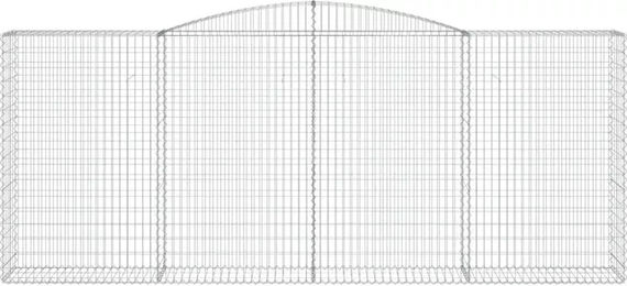 Produktbild von Bogen-Gabionkorb aus verzinktem Stahl vidaXL (x15)