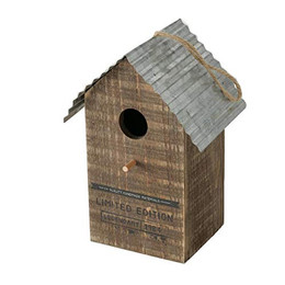 Produktbild von Boltze Vogelhaus Holz Nistkasten mit Zinkdach