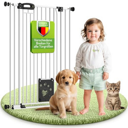 Produktbild von BOMI Tierschutzgitter Merle mit Katzenklappe