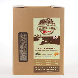 Produktbild von Bont Bestes v.Land Wild Hundefutter für Adult und normal aktive Hunde - 5kg