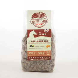 Produktbild von Bont Bestes vom Land Trockenfutter für Hunde mit Pferd und Truthahn - 1000 g