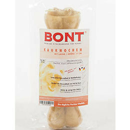 Produktbild von Bont Kauknochen natur gefüllt mit Lachs - 17 cm