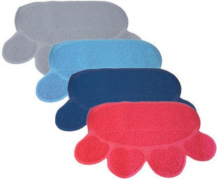 Boon Katzenklo-Vorleger Pfote - Hellgrau – Bild 1 von 5