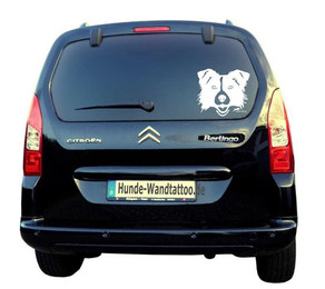 Produktbild von Border Collie Kopf Aufkleber