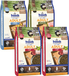 Produktbild von bosch Adult Hundefutter gemischtes Paket - 4 x 1 kg