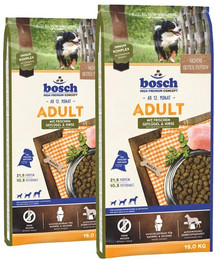 Produktbild von BOSCH Adult mit frischem Geflügel & Hirse - 2 x 15 kg