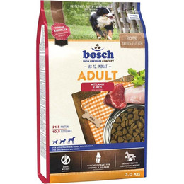 Produktbild von bosch Adult mit Lamm & Reis Hundetrockenfutter - 15 kg