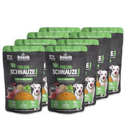 Produktbild von Bosch Freshe Schnauze Pute mit Quinoa & Spinat - 8 x 250 g