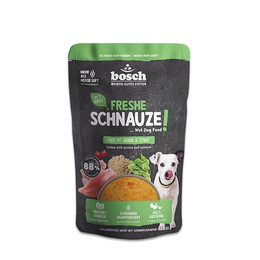 Produktbild von Bosch Freshe Schnauze Pute mit Quinoa und Spinat Nassfutter für Hunde - 8 x 250 g