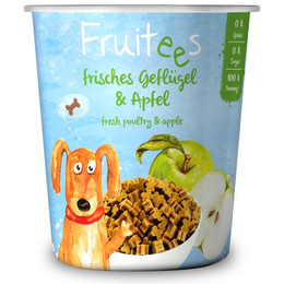 Produktbild von Bosch Fruitees Hunde Snack frisches Geflügel & Apfel - 4 x 200 g