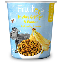 Produktbild von Bosch Fruitees Hunde Snack frisches Geflügel & Banane - 4 x 200 g