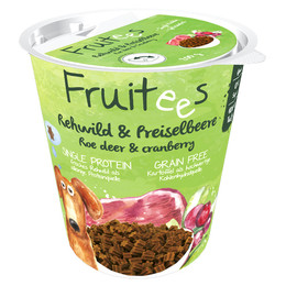 Produktbild von Bosch Fruitees Snack Rehwild & Preiselbeere - 4 x 200 g