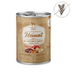 Produktbild von Bosch Heimat Hunde Nassfutter Adult mit Weidelamm & Landente 12x400g