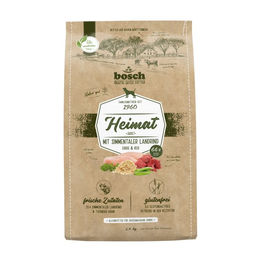 Produktbild von Bosch Heimat Hunde Trockenfutter Adult mit frischem Simmentaler Landrind 4x2,4kg