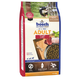Produktbild von Bosch Hunde Trockenfutter Adult Lamm & Reis - 5 x 1 kg