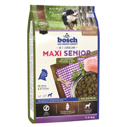 Produktbild von Bosch Hunde Trockenfutter HPC Maxi Senior Geflügel & Reis 4x2,5kg