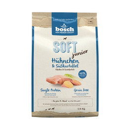 Produktbild von Bosch Hunde Trockenfutter HPC Soft Junior Hühnchen & Süßkartoffel 4x2,5kg
