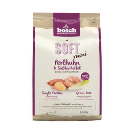 Produktbild von Bosch Hunde Trockenfutter HPC Soft Mini Adult Perlhuhn & Kartoffel 4x2,5kg