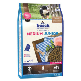 Produktbild von Bosch Hunde Trockenfutter Medium Junior - 4 x 3 kg