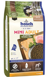 Produktbild von Bosch Hunde Trockenfutter Mini Adult Geflügel & Hirse - 4 x 3 kg