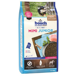 Produktbild von Bosch Hunde Trockenfutter Mini Junior - 5 x 1 kg