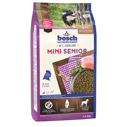Produktbild von Bosch Hunde Trockenfutter Mini Senior - 5 x 1 kg