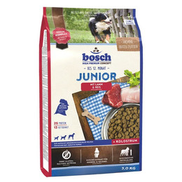 Produktbild von Bosch Junior Hunde Trockenfutter Lamm & Reis - 4 x 3 kg