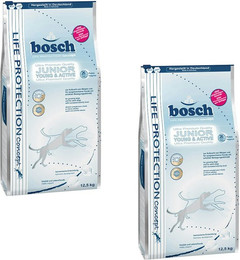 Produktbild von bosch LPC Junior Young & Active Hundetrockenfutter Sparpaket 2 x 12,5 Kilogramm