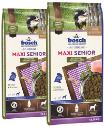 Produktbild von BOSCH Maxi Senior mit Geflügel & Reis - 2 x 12,5 kg