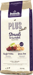 Produktbild von bosch Plus Adult Strauß & Kartoffel Hundetrockenfutter Sparpaket 2 x 12,5 Kilogramm