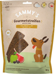 Produktbild von Bosch Sammy's Gourmetstreifen 180 Gramm Hundesnack 6 x 180 Gramm Huhn & Lamm