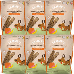 Produktbild von BOSCH Sammy's Stripes Huhn und Ente 6x180 g Hundesnacks