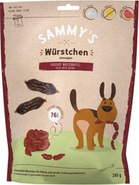 Produktbild von Bosch Sammy's Würstchen Wasserbüffel Hundesnacks 6 x 240 Gramm