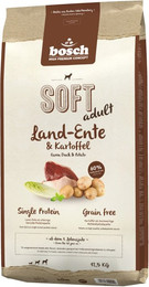 Produktbild von bosch SOFT adult Land-Ente & Kartoffel Hundetrockenfutter Sparpaket 2 x 12,5 Kilogramm