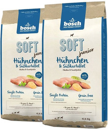Produktbild von BOSCH Soft Junior Hühnchen & Süßkartoffel - 2 x 12,5 kg