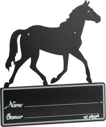 Produktbild von Boxenschild in Pferdesilhouette Hippotonic