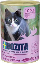 Produktbild von Bozita 400g Katzennassfutter Sparpaket 12 x 400 Gramm Garnelen