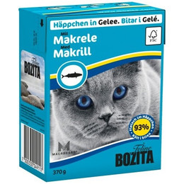 Produktbild von Bozita Cat Häppchen in Gelee mit Makrele - 6 x 370 g