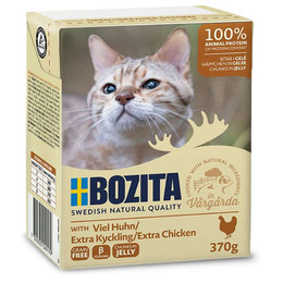 Produktbild von Bozita Cat Häppchen in Gelee mit viel Huhn - 6 x 370 g