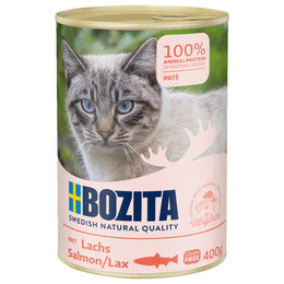 Produktbild von Bozita Cat mit Lachs - 6 x 400 g