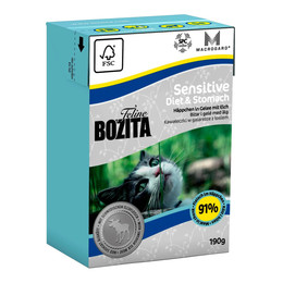 Produktbild von Bozita Cat Tetra Recard Diet & Stomach - Sensitve 16x190g
