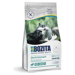Produktbild von Bozita Diet & Stomach Katzentrockenfutter mit Elch - 400 g