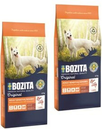 Produktbild von BOZITA Dog Original Adult Sensitive Skin&Coat - 2 x 12 kg