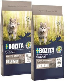 Produktbild von BOZITA Dog Original Puppy&Junior XL - 2 x 12 kg