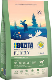 Produktbild von Bozita Dog Purely Adult Grain Free Elch - 2,5 kg