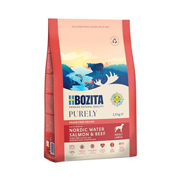 Produktbild von Bozita Dog Purely Adult Large Grain Free Lachs & Rind - 2,5 kg