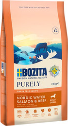 Produktbild von Bozita Dog Purely Adult Small Grain Free Lachs & Rind - 7,5 kg